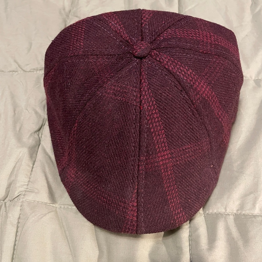 Boston Scally Eight Panel Blood Rose Cap